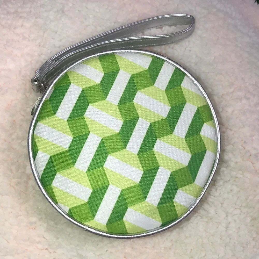 Clinique Disc Shaped Round Mini Make-up Bag